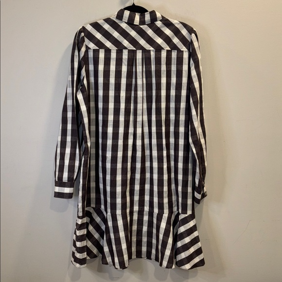 Tuckernuck Espresso Check Callahan Dress Extra Large - Picture 8 of 11